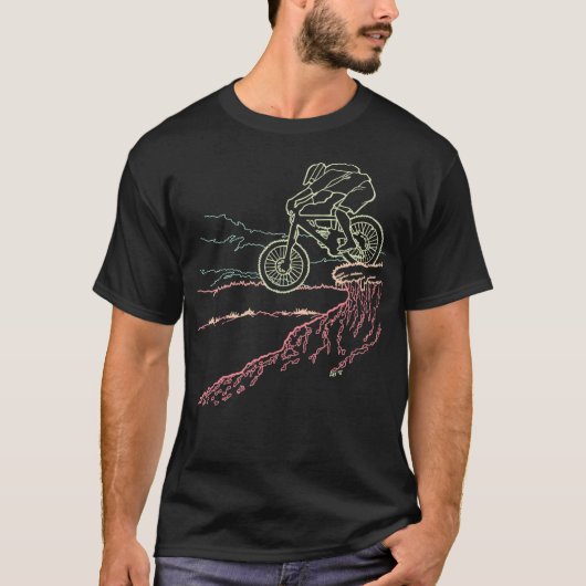 Mountainbiker T-Shirt (Vorderseite)