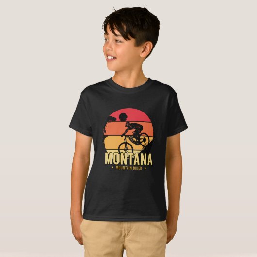 Mountainbiker T-Shirt (Vorne ganz)