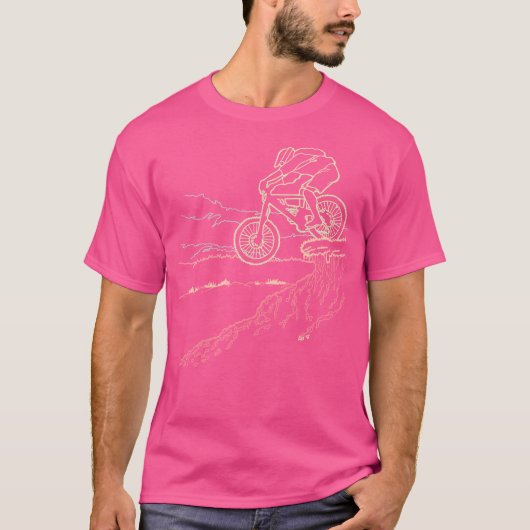 Mountainbiker T-Shirt (Vorderseite)