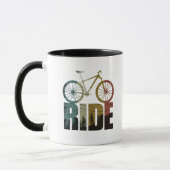 Mountainbiker Tasse (Links)