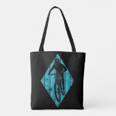 Mountainbiker Vintag Tasche (Rückseite)