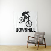 Mountainbiker Wandteppich (Beispiel (Horizontal))