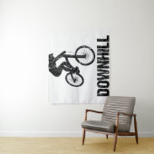 Mountainbiker Wandteppich (Beispiel)