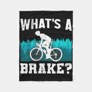 Mountainbiker Was ist eine Bremse Mtb Lustig Mount Fleecedecke