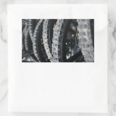 Mountainbikereifen Rechteckiger Aufkleber (Tasche)