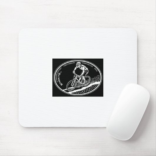 MountainbikerMausunterlage Mousepad (Mit Mouse)