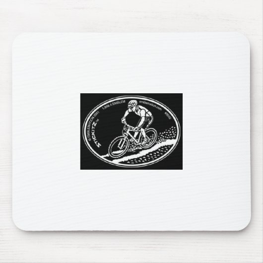MountainbikerMausunterlage Mousepad (Vorne)