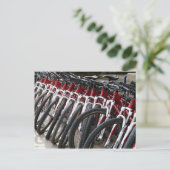 Mountainbikes in Folge Postkarte (Stehend Vorderseite)