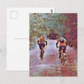 MOUNTAINBIKING POSTKARTE (Vorne/Hinten)