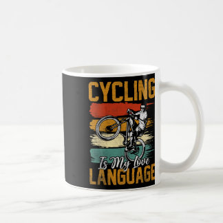Mountainbiking-Radfahrer-Rennrad-Fan En Kaffeetasse