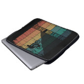 Mountainbiking Vintag Laptopschutzhülle (Vorne Knopf)