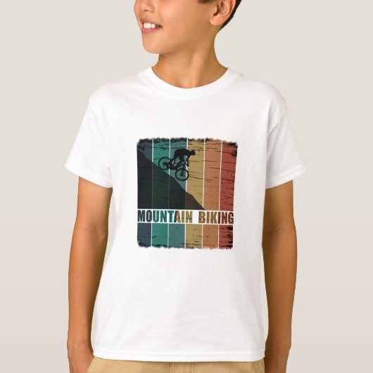 Mountainbiking Vintag T-Shirt (Vorderseite)