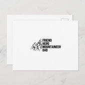 Mountaineer Postkarte (Vorne/Hinten)