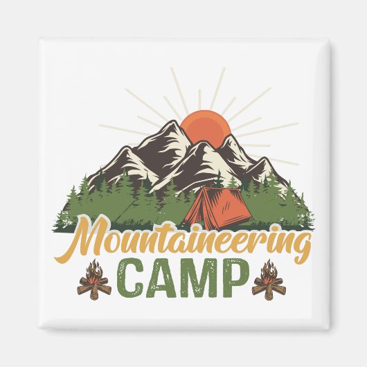 Mountaineering Camp Magnet (Vorne)