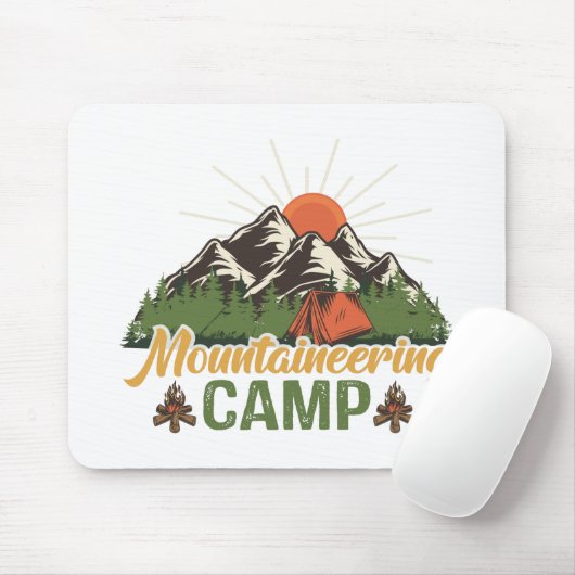 Mountaineering Camp Mousepad (Mit Mouse)