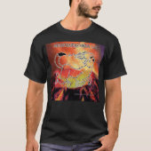 MountainFire Coyote springen über den Vulkan T-Shirt (Vorderseite)