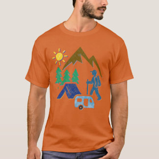 Mountainrek Outr Camp Szene Mädchen T-Shirt