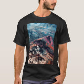 Mountains 2 Baseball Sleeve T-Shirt (Vorderseite)