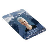  Mountains Alpine Memorial Keepsake Magnet (Rechte Seite)