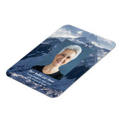  Mountains Alpine Memorial Keepsake Magnet (Linke Seite)