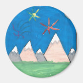 Mountains and Fireworks Magnet (Vorne)