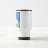 Mountains and Fireworks Travel Mug Reisebecher (Mittel)