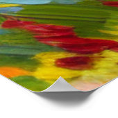 Mountains and Flowers Poster (Ecke)