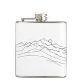 Mountains and moon flachmann (Vorderseite)