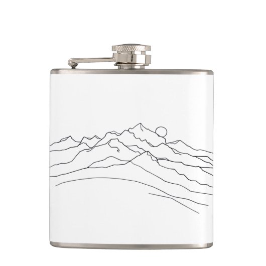 Mountains and moon flachmann (Vorderseite)