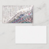 Mountains And Rivers Of The World With Comparative Visitenkarte (Vorne/Hinten)