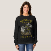 Mountains Are Calling & I Must Go On My Bike Campi Sweatshirt (Vorne ganz)