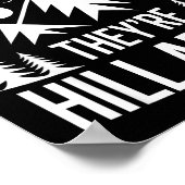 Mountains Aren't Just Funny They're Hill Areas Dad Poster (Ecke)