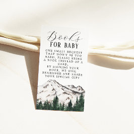 Mountains Books For Baby Enclosure Card Begleitkarte