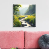 Mountains Creek Felsen Leinwanddruck (Insitu (Wohnzimmer))
