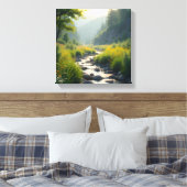 Mountains Creek Felsen Leinwanddruck (Insitu (Schlafzimmer))