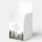 Mountains Deer Baby Shower Geschenkschachtel (Geöffnet)