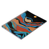 Mountains Geometric Notizblock (Linke Seite)