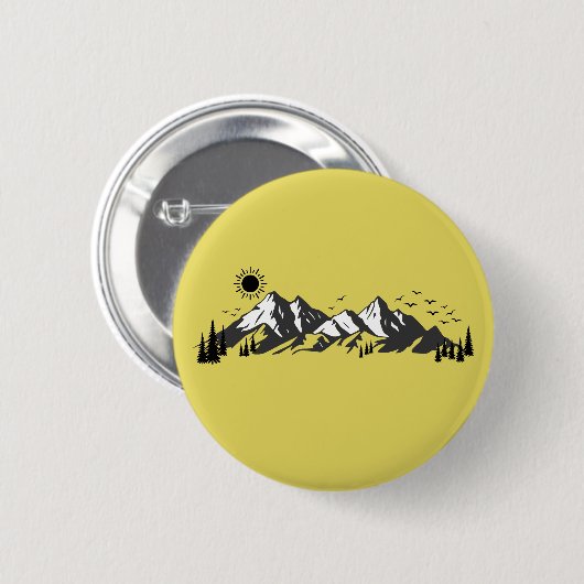 Mountains graphic button (Vorne & Hinten)