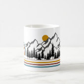 Mountains graphic gift kaffeetasse (Mittel)