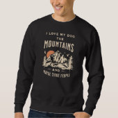 Mountains Hundagettausend Sweatshirt (Vorderseite)