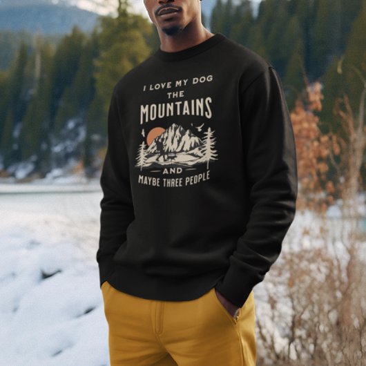 Mountains Hundagettausend Sweatshirt
