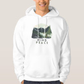 Mountains Mind Peace Mountains Camping 🏕 Hoodie (Vorderseite)