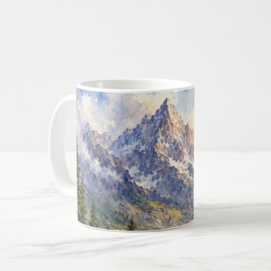 Mountains Mug Kaffeetasse (Vorderseite Links)