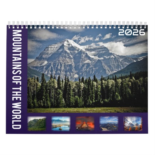 Mountains Of The World 2026 Calendar Kalender (Titelbild)