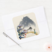 Mountains Quadratischer Aufkleber (Umschlag)