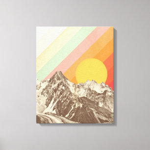 Mountainscape 1% pipe% Florent Bodart Leinwanddruck