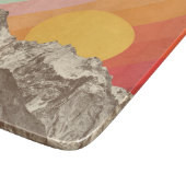 Mountainscape 1% pipe% Florent Bodart Schneidebrett (Ecke)