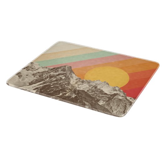 Mountainscape 1% pipe% Florent Bodart Schneidebrett (Ecke)