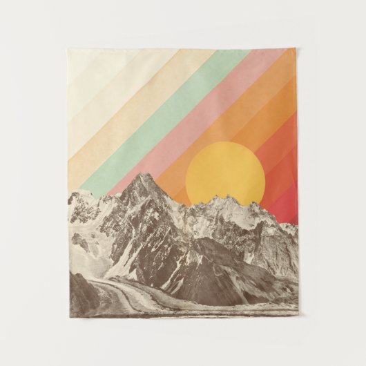 Mountainscape 1% pipe% Florent Bodart Wandteppich (Vorderseite)