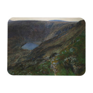 Mountainsee in den riesigen Bergen, 1896 3 Magnet